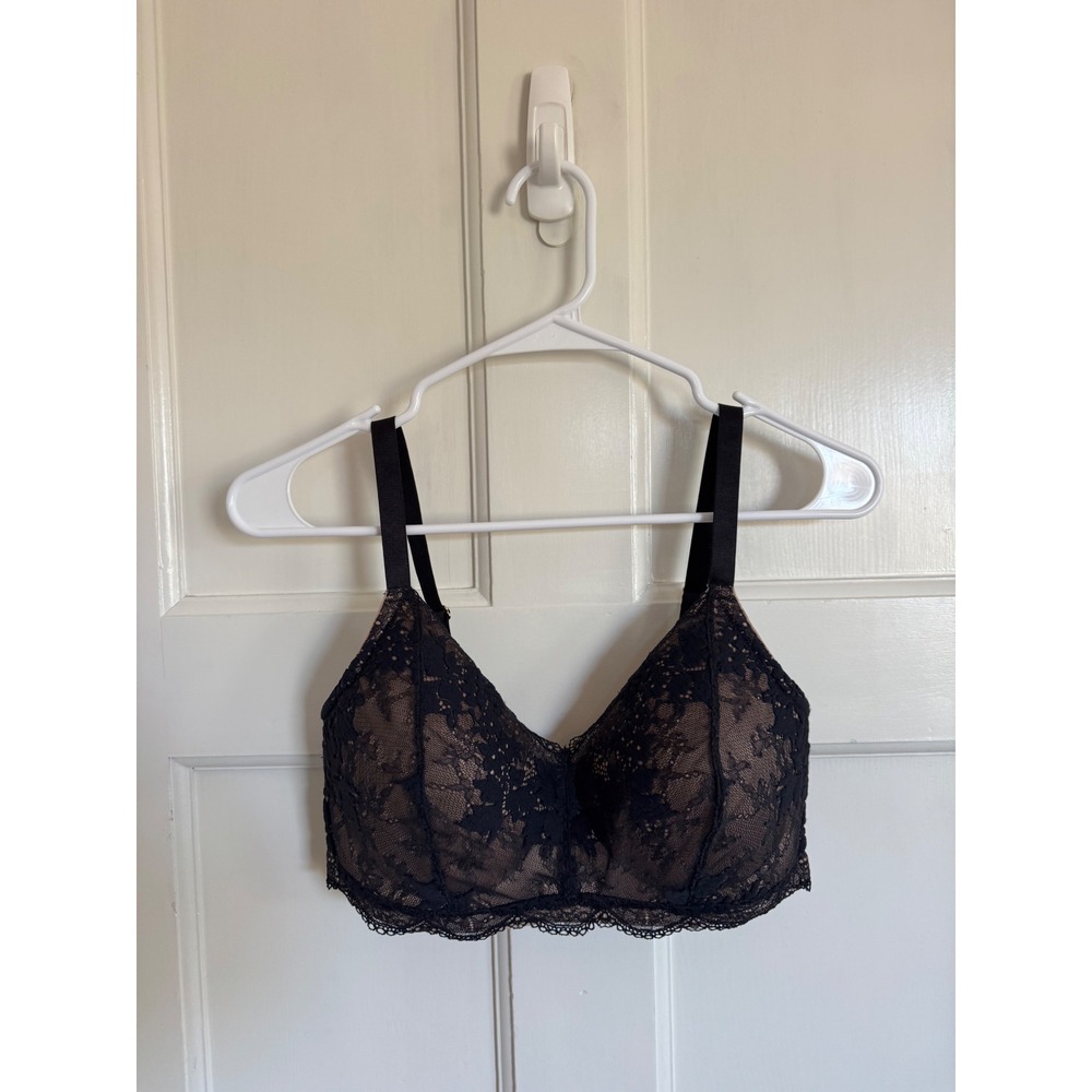 Thirdlove black lace bra size medium +